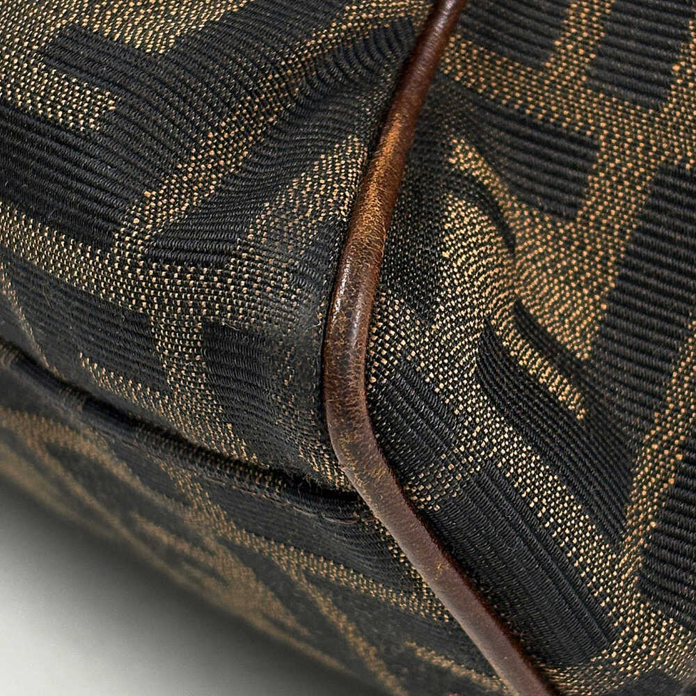 Fendi Etnico Tote Bag, Zucca Pattern, Canvas Brown, 8BN157, Women's - Picture 3 of 8